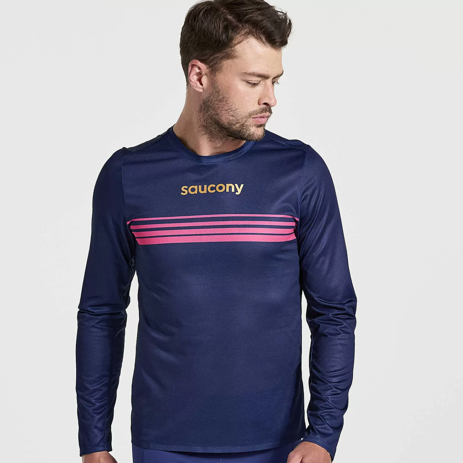 New Saucony Uomo Elite Long Sleeve Sodalite