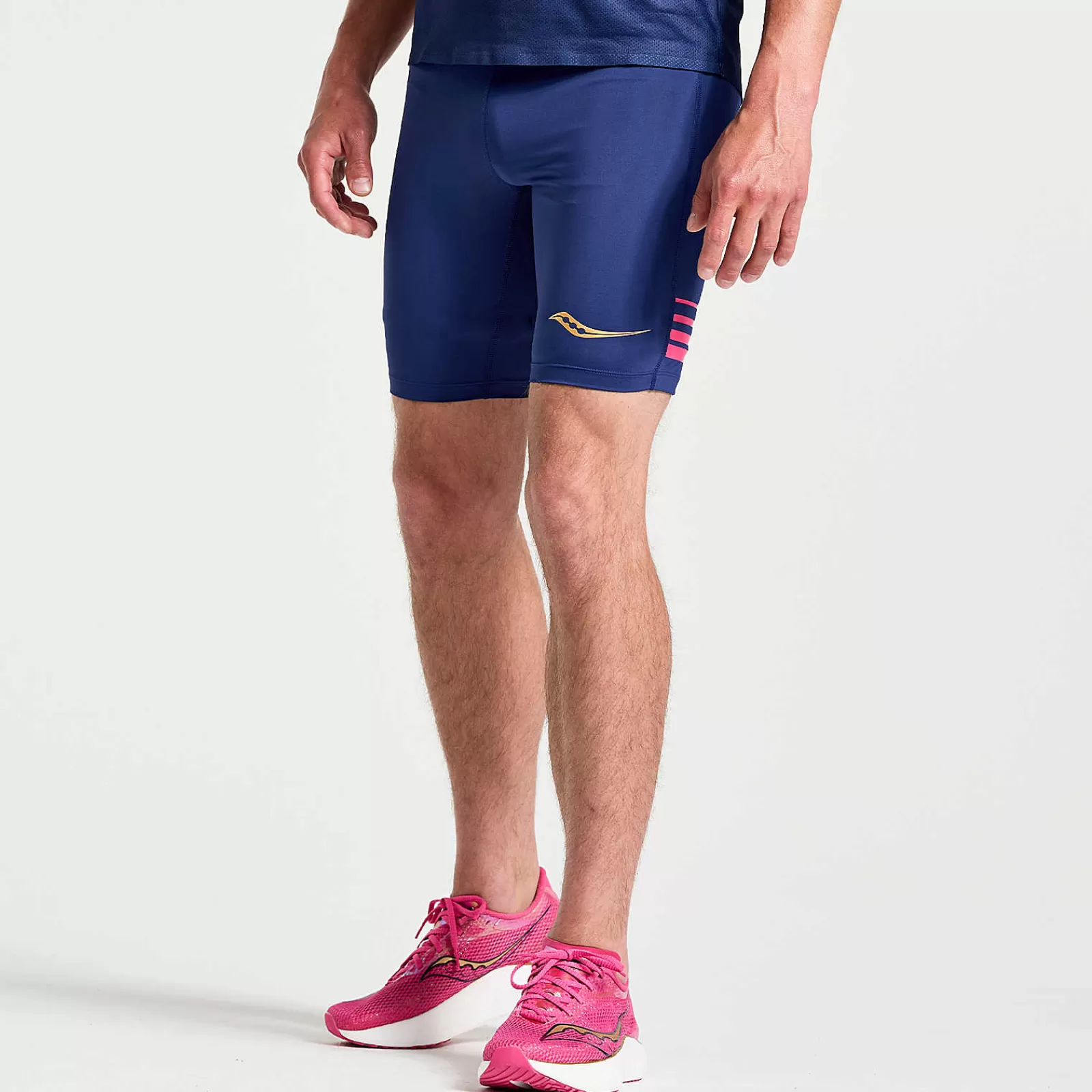 Hot Saucony Uomo Elite Tight Short Sodalite